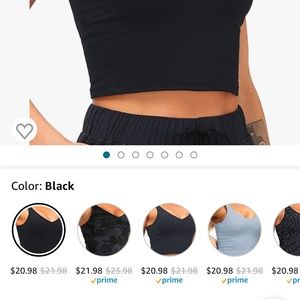 Workout crop top